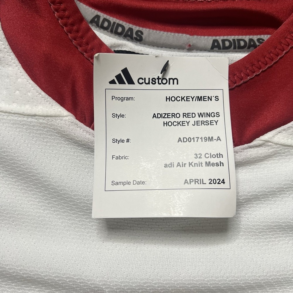 NEW adidas Men's 52 Detroit Red Wings Away PRIMEGREEN Authentic Jersey #3 - Picture 3 of 7